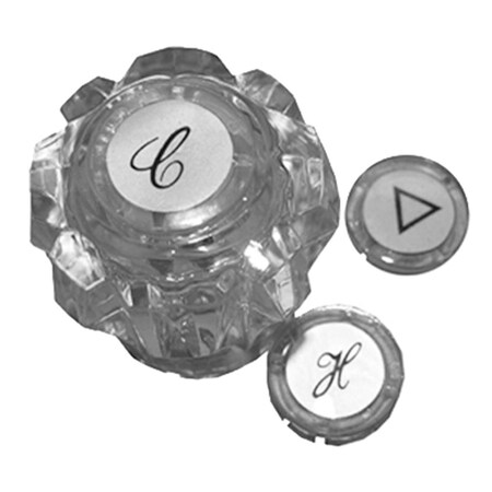 Larsen Supply Co HC-90 Sterling Clear Tempo Faucet Handle 656015